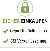 SICHER EINKAUFEN - Geprüfter Onlineshop - Geld-zurück-Garantie